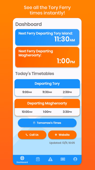 Tory Ferry Screenshot 1 - AppWisp.com Tory Ferry Screenshot 1 - AppWisp.com