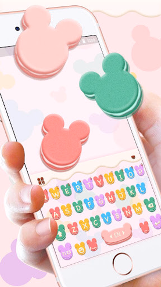 Tasty Mickey Macaroon Keyboard Screenshot 1 - AppWisp.com Tasty Mickey Macaroon Keyboard Screenshot 1 - AppWisp.com