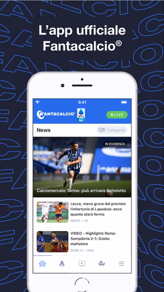 Fantacalcio ® Serie A Enilive Screenshot 1 - AppWisp.com Fantacalcio ® Serie A Enilive Screenshot 1 - AppWisp.com