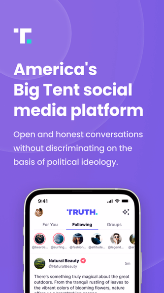 Truth Social Screenshot 1 - AppWisp.com Truth Social Screenshot 1 - AppWisp.com