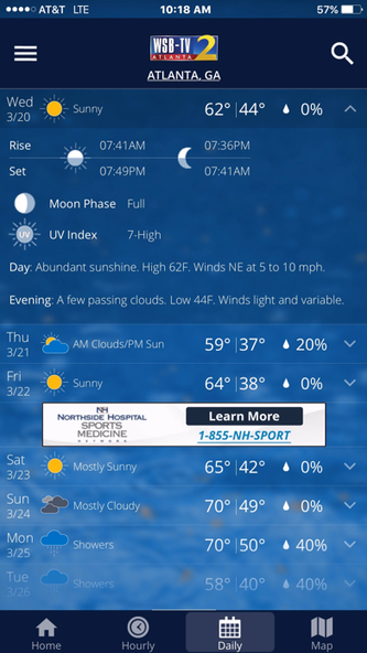 WSB-TV Weather Screenshot 3 - AppWisp.com WSB-TV Weather Screenshot 3 - AppWisp.com