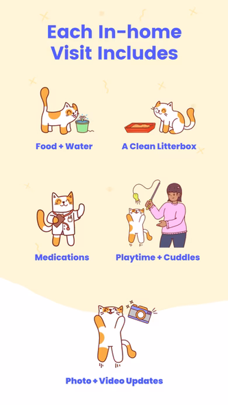 Meowtel: In-Home Cat Sitting Screenshot 4 - AppWisp.com Meowtel: In-Home Cat Sitting Screenshot 4 - AppWisp.com