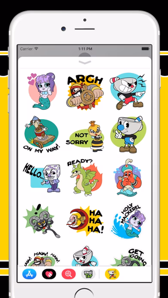 Cuphead Stickers Screenshot 3 - AppWisp.com Cuphead Stickers Screenshot 3 - AppWisp.com