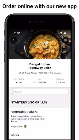 Dangal Indian Takeaway Screenshot 1 - AppWisp.com Dangal Indian Takeaway Screenshot 1 - AppWisp.com
