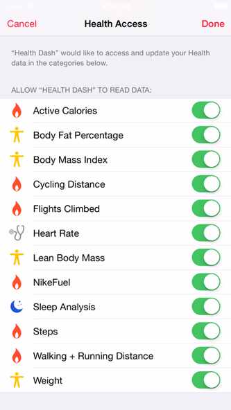 Dashboard for Apple Health App Screenshot 3 - AppWisp.com Dashboard for Apple Health App Screenshot 3 - AppWisp.com
