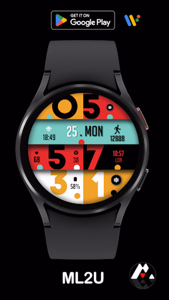 ML2U 145 Watch Face Screenshot 4 - AppWisp.com