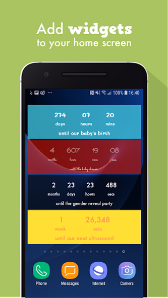 Baby Countdown Widget Screenshot 4 - AppWisp.com Baby Countdown Widget Screenshot 4 - AppWisp.com