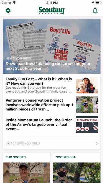 Scouting Magazine (BSA) Screenshot 1 - AppWisp.com Scouting Magazine (BSA) Screenshot 1 - AppWisp.com