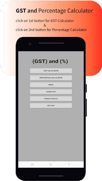 Gst And Percentage Calculator Screenshot 1 - AppWisp.com