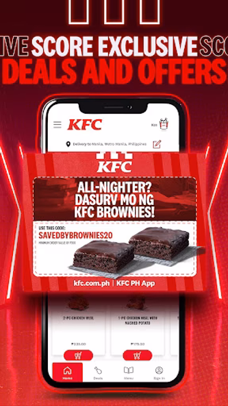 KFC Philippines Screenshot 3 - AppWisp.com KFC Philippines Screenshot 3 - AppWisp.com