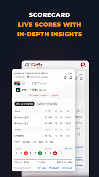 Cricket.com - Live Cricket Screenshot 3 - AppWisp.com Cricket.com - Live Cricket Screenshot 3 - AppWisp.com