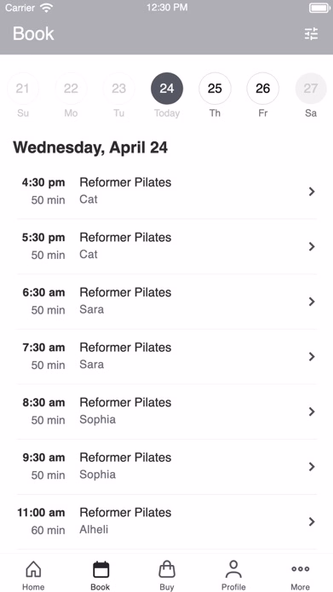 Pilates of Reno Screenshot 2 - AppWisp.com Pilates of Reno Screenshot 2 - AppWisp.com