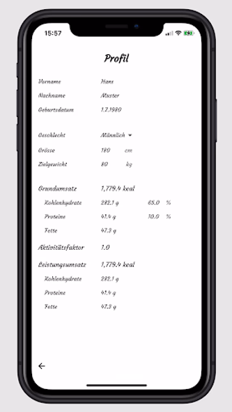 foodBalance Screenshot 2 - AppWisp.com foodBalance Screenshot 2 - AppWisp.com
