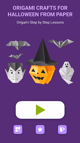 Origami Halloween From Paper Screenshot 2 - AppWisp.com Origami Halloween From Paper Screenshot 2 - AppWisp.com