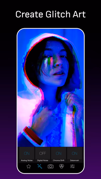 Glitch Art Studio: Cam Effects Screenshot 3 - AppWisp.com Glitch Art Studio: Cam Effects Screenshot 3 - AppWisp.com