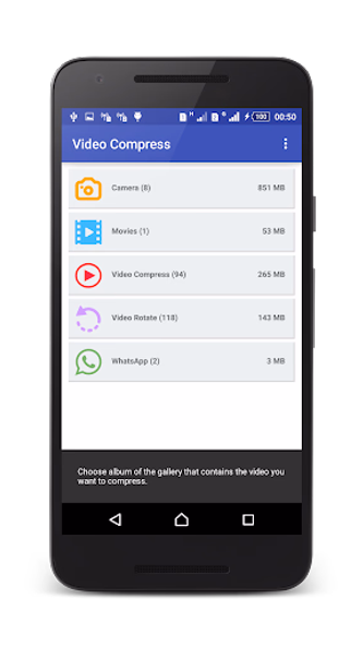 Video Compress Screenshot 1 - AppWisp.com Video Compress Screenshot 1 - AppWisp.com
