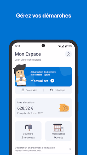 Mon Espace - France Travail Screenshot 1 - AppWisp.com Mon Espace - France Travail Screenshot 1 - AppWisp.com