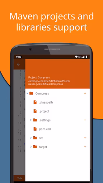 Jvdroid - IDE for Java Screenshot 3 - AppWisp.com Jvdroid - IDE for Java Screenshot 3 - AppWisp.com