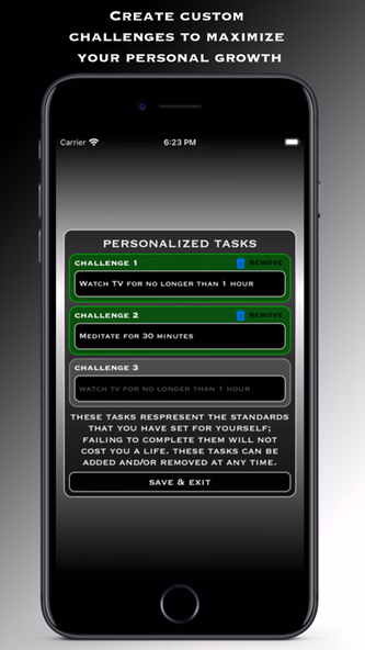 75 Day Program - Tough Habits Screenshot 4 - AppWisp.com 75 Day Program - Tough Habits Screenshot 4 - AppWisp.com