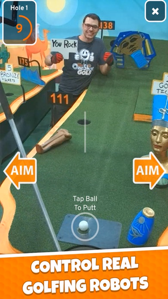 OneShot Golf: Robot Golf & Win Screenshot 1 - AppWisp.com
