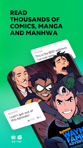 WEBTOON: Manga, Comics, Manhwa Screenshot 1 - AppWisp.com WEBTOON: Manga, Comics, Manhwa Screenshot 1 - AppWisp.com