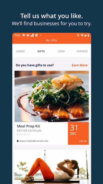 Nift - Enjoy a Gift! Screenshot 2 - AppWisp.com Nift - Enjoy a Gift! Screenshot 2 - AppWisp.com