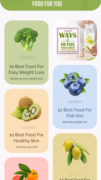 Healthy Foods for You Screenshot 1 - AppWisp.com Healthy Foods for You Screenshot 1 - AppWisp.com