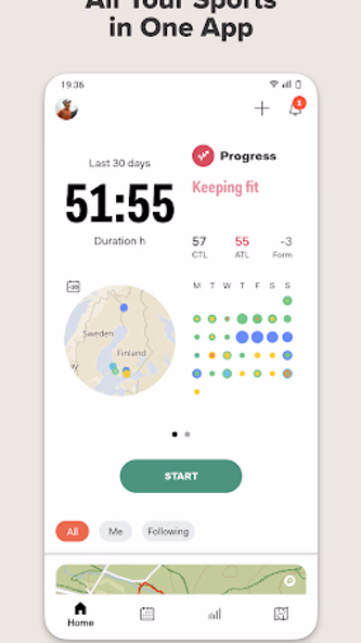 Sports Tracker: Run Bike Hike Screenshot 1 - AppWisp.com Sports Tracker: Run Bike Hike Screenshot 1 - AppWisp.com