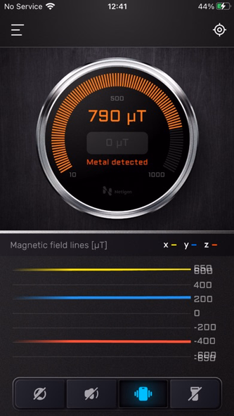 Smart Metal Detector Screenshot 4 - AppWisp.com Smart Metal Detector Screenshot 4 - AppWisp.com