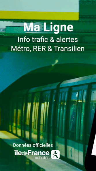 Ma Ligne - Trafic Metro & RER Screenshot 1 - AppWisp.com Ma Ligne - Trafic Metro & RER Screenshot 1 - AppWisp.com