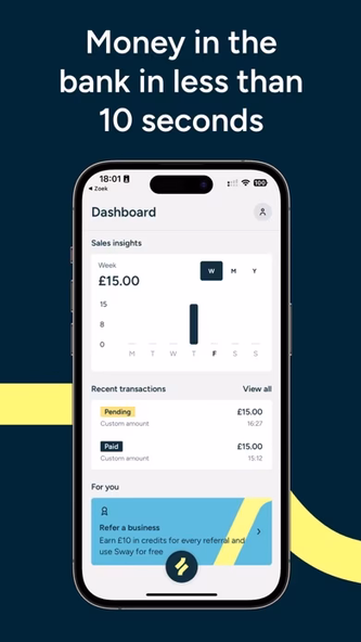 Sway – Instant Payments Screenshot 4 - AppWisp.com Sway – Instant Payments Screenshot 4 - AppWisp.com