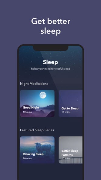 Simple Habit Sleep, Meditation Screenshot 4 - AppWisp.com Simple Habit Sleep, Meditation Screenshot 4 - AppWisp.com