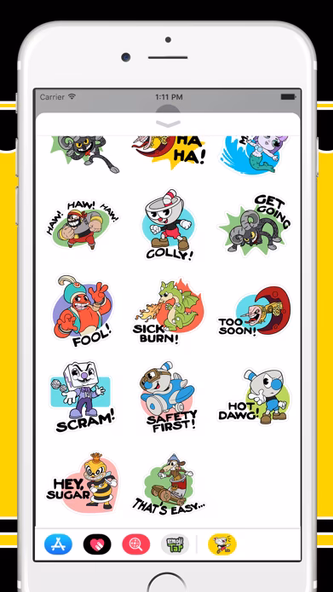 Cuphead Stickers Screenshot 4 - AppWisp.com Cuphead Stickers Screenshot 4 - AppWisp.com