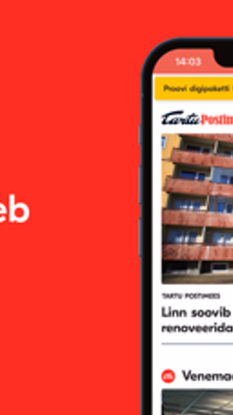Tartu Postimees Screenshot 1 - AppWisp.com Tartu Postimees Screenshot 1 - AppWisp.com