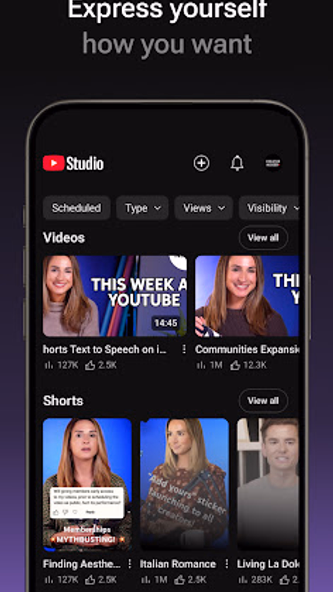 YouTube Studio Screenshot 3 - AppWisp.com YouTube Studio Screenshot 3 - AppWisp.com