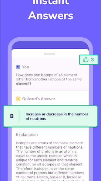 Quizard AI - Homework Helper Screenshot 2 - AppWisp.com Quizard AI - Homework Helper Screenshot 2 - AppWisp.com