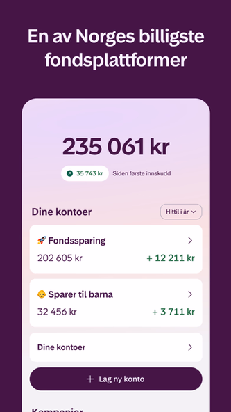 Kron - Investering for alle Screenshot 2 - AppWisp.com Kron - Investering for alle Screenshot 2 - AppWisp.com