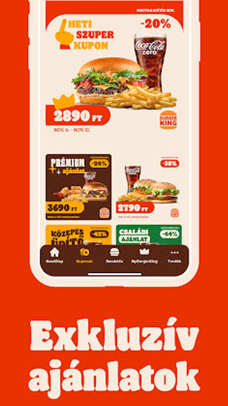 BURGER KING® Magyarország Screenshot 3 - AppWisp.com BURGER KING® Magyarország Screenshot 3 - AppWisp.com