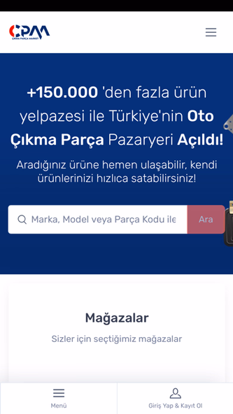 Çıkma Parça Market ÇPM Screenshot 2 - AppWisp.com Çıkma Parça Market ÇPM Screenshot 2 - AppWisp.com