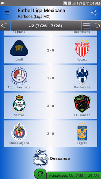 SoccerLair Mexican Leagues Screenshot 4 - AppWisp.com SoccerLair Mexican Leagues Screenshot 4 - AppWisp.com