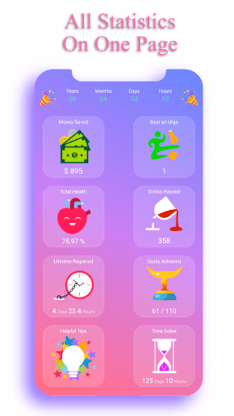 Sobriety Counter - EasyQuit Screenshot 1 - AppWisp.com Sobriety Counter - EasyQuit Screenshot 1 - AppWisp.com