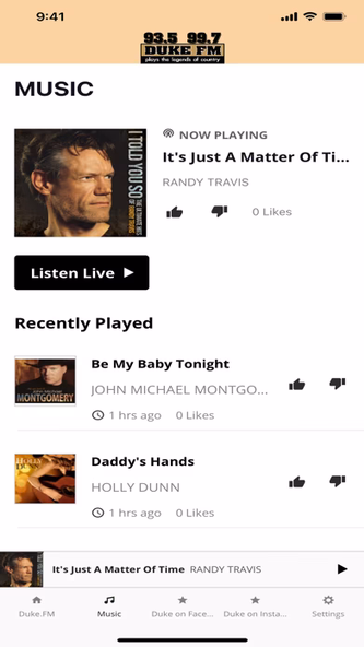 93.5 Duke FM Wisconsin Screenshot 1 - AppWisp.com 93.5 Duke FM Wisconsin Screenshot 1 - AppWisp.com