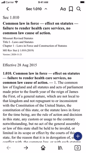 Missouri Revised Statutes Screenshot 2 - AppWisp.com Missouri Revised Statutes Screenshot 2 - AppWisp.com