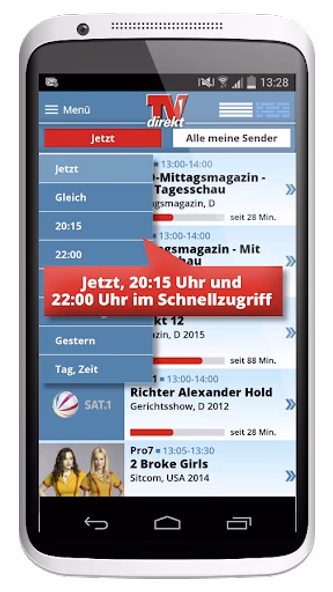 TVdirekt – Fernsehprogramm Screenshot 2 - AppWisp.com TVdirekt – Fernsehprogramm Screenshot 2 - AppWisp.com
