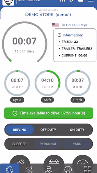 Safe Road ELD Screenshot 2 - AppWisp.com Safe Road ELD Screenshot 2 - AppWisp.com