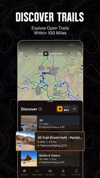 onX Offroad: Trail Maps & GPS Screenshot 1 - AppWisp.com onX Offroad: Trail Maps & GPS Screenshot 1 - AppWisp.com