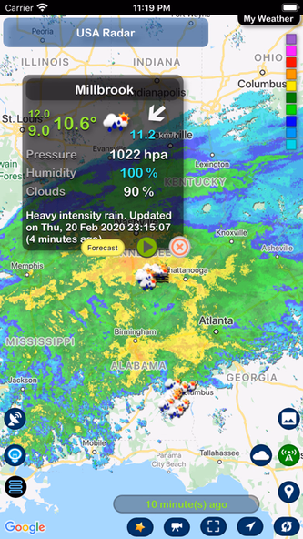My Weather Screenshot 1 - AppWisp.com My Weather Screenshot 1 - AppWisp.com