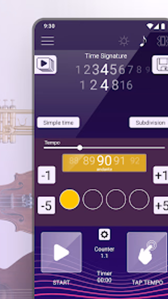 Perfect Metronome Screenshot 2 - AppWisp.com Perfect Metronome Screenshot 2 - AppWisp.com