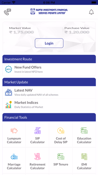 Gupta Investments Screenshot 2 - AppWisp.com Gupta Investments Screenshot 2 - AppWisp.com