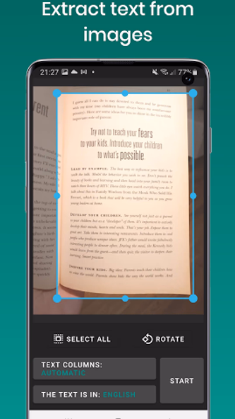 Text Fairy (OCR Text Scanner) Screenshot 1 - AppWisp.com Text Fairy (OCR Text Scanner) Screenshot 1 - AppWisp.com